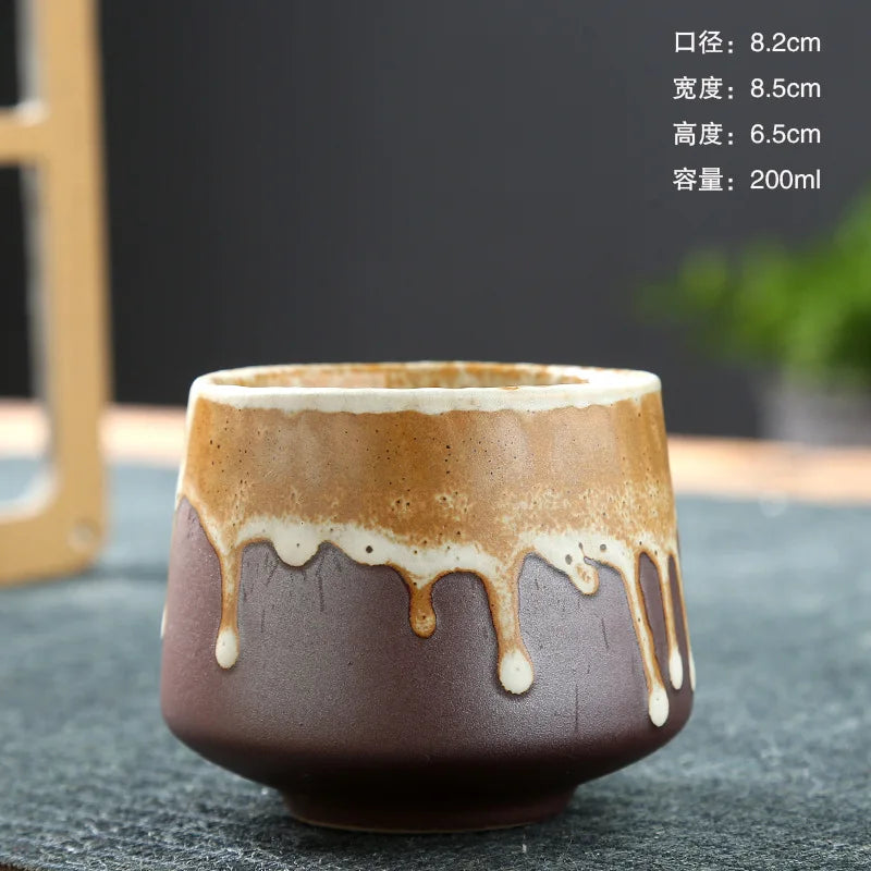 Handcrafted Ceramic Tea Cup – Vintage Stoneware Mug