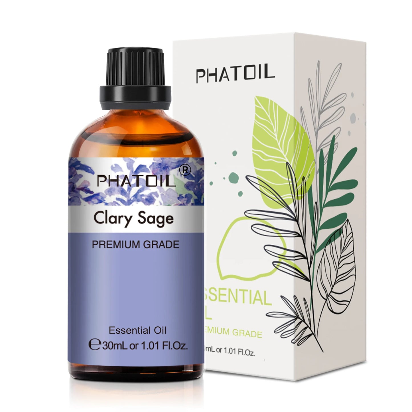 30ml Pure Essential Oil – 38 Fragrances, Aromatherapy & Diffuser (PHATOIL)