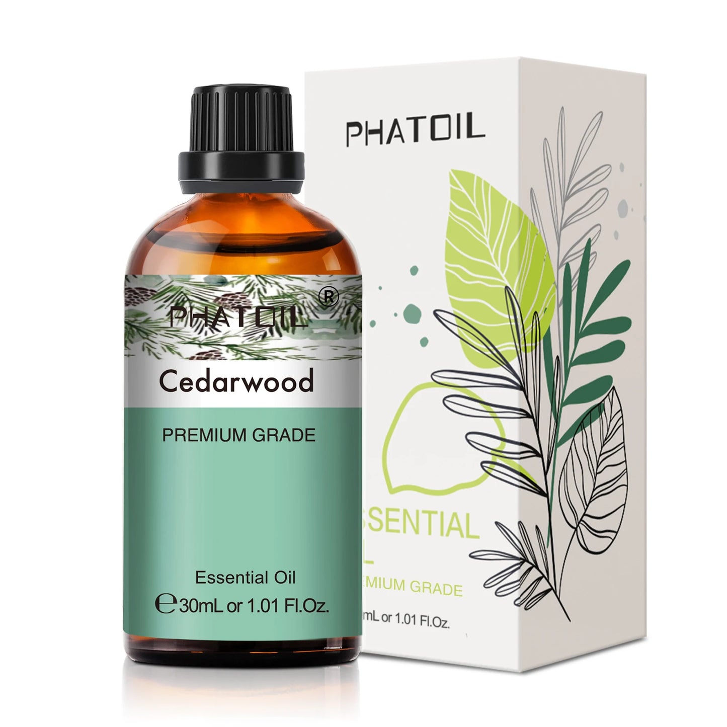 30ml Pure Essential Oil – 38 Fragrances, Aromatherapy & Diffuser (PHATOIL)