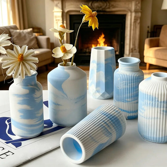 Marble Vase Silicone Mold | DIY Resin & Concrete Mold