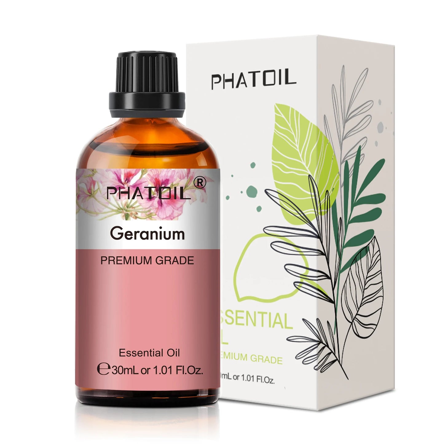 30ml Pure Essential Oil – 38 Fragrances, Aromatherapy & Diffuser (PHATOIL)