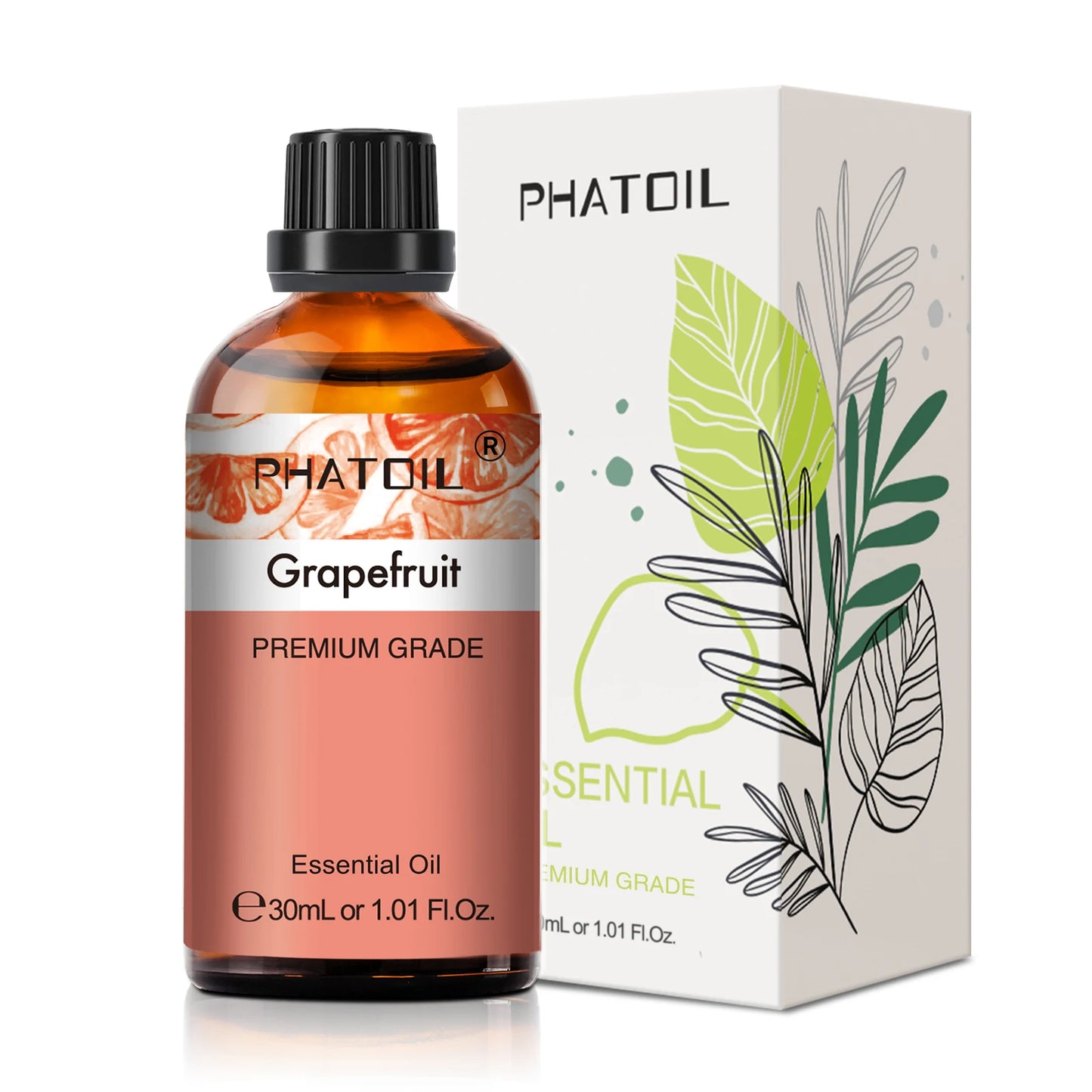 30ml Pure Essential Oil – 38 Fragrances, Aromatherapy & Diffuser (PHATOIL)