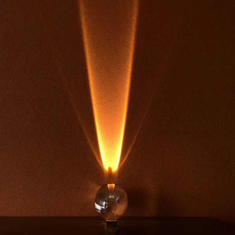 Crystal Eye of the Sky Table Lamp | LED Projector Night Light