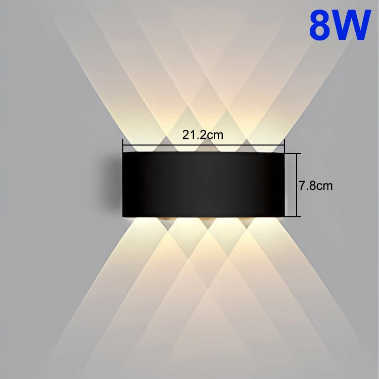 Up & Down LED Wall Lamp – Indoor & Outdoor Waterproof Wall Light