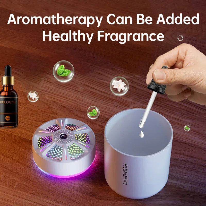 180ml Aromatherapy Diffuser – Essential Oil, Colorful LED, USB Powered