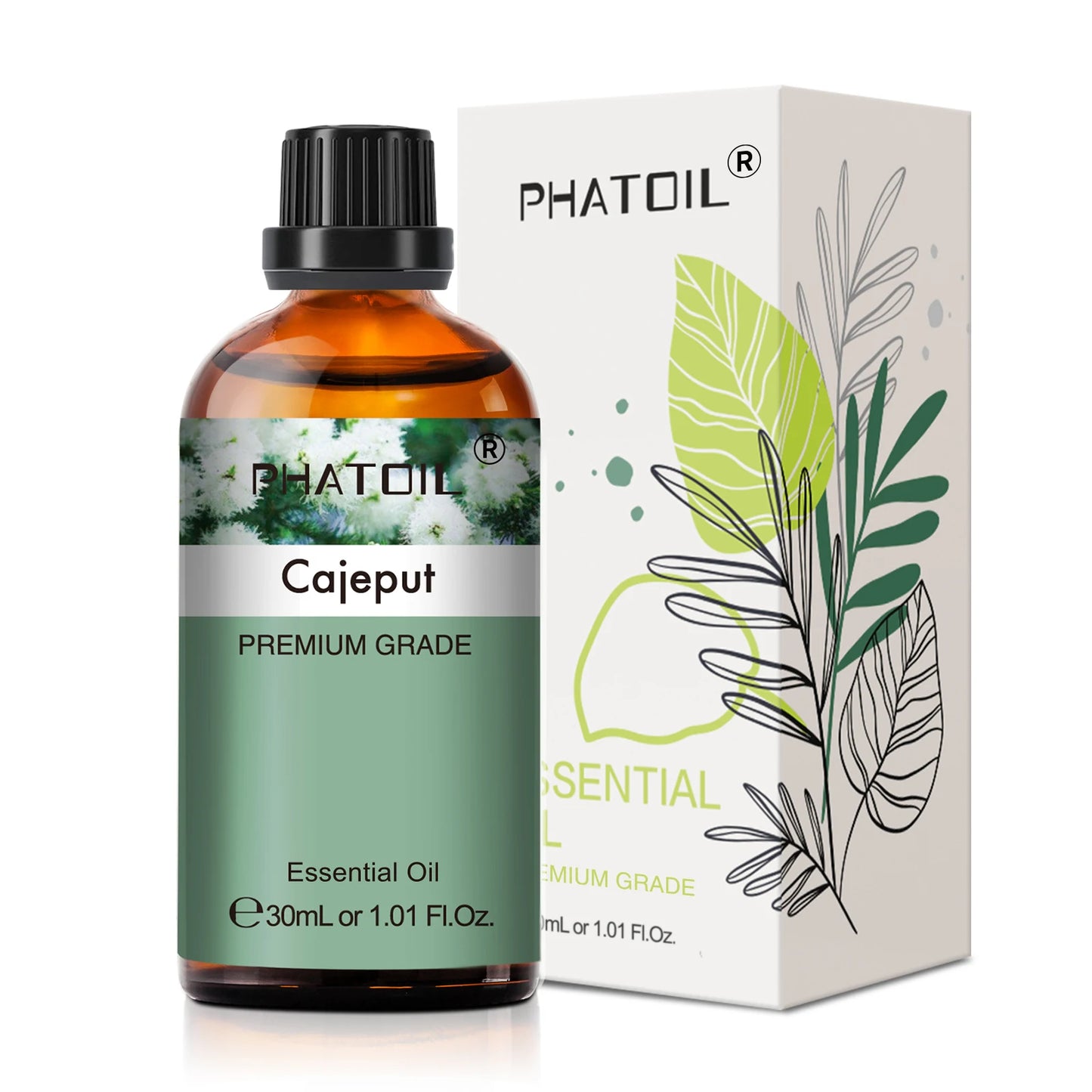 30ml Pure Essential Oil – 38 Fragrances, Aromatherapy & Diffuser (PHATOIL)