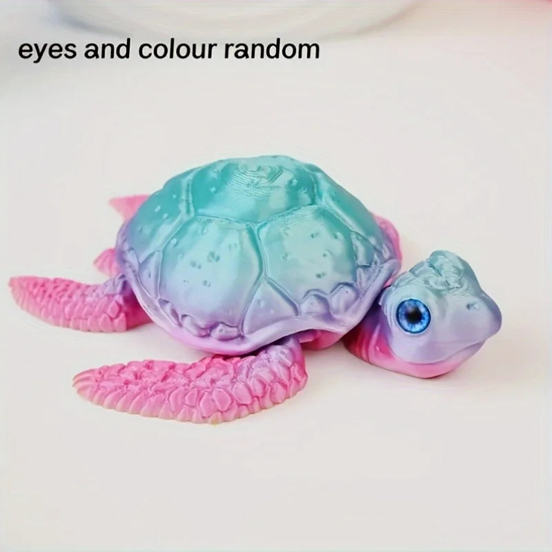 3D Printed Turtle Ornament – Decorative Home & Holiday Decor