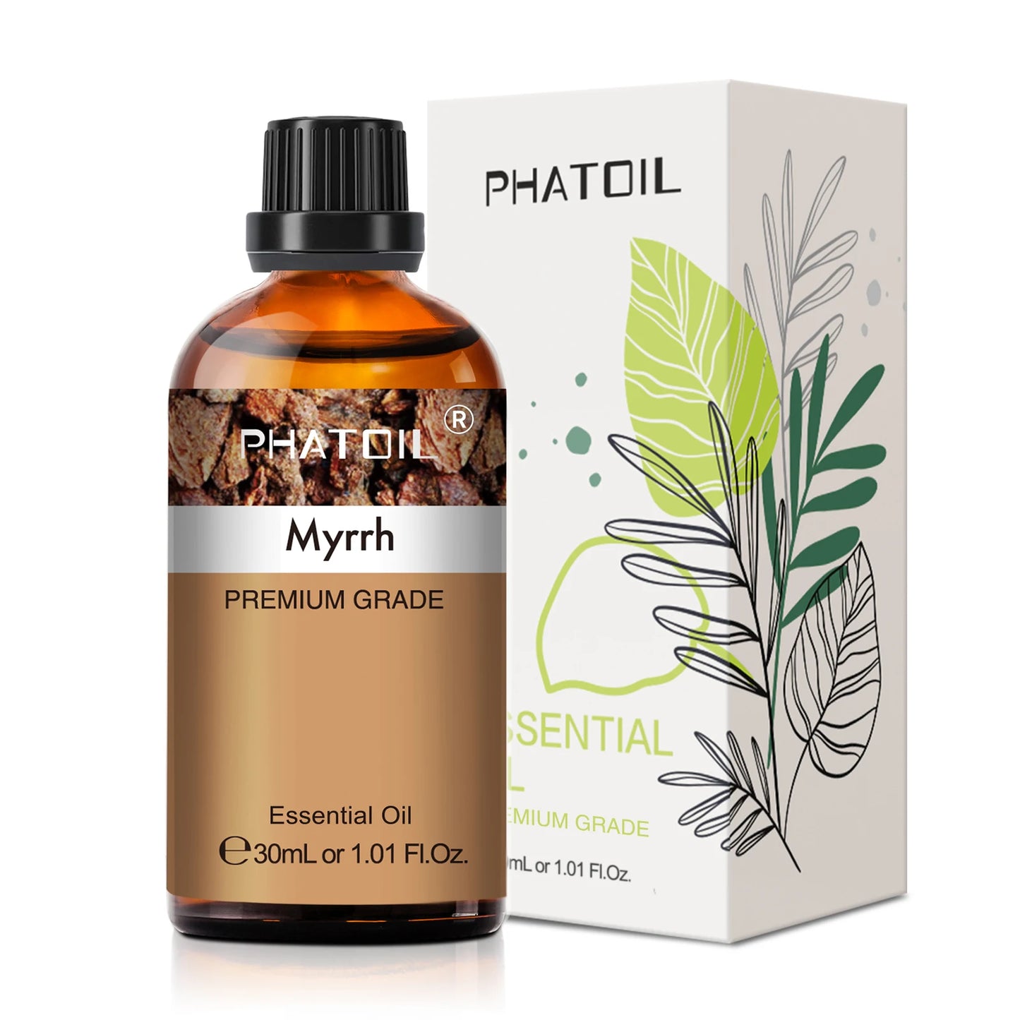 30ml Pure Essential Oil – 38 Fragrances, Aromatherapy & Diffuser (PHATOIL)