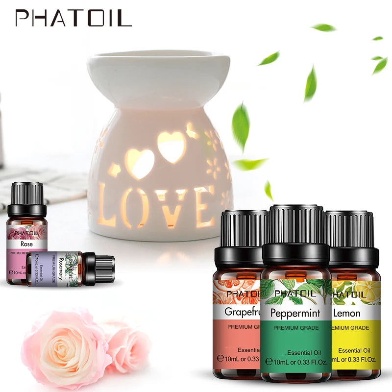 Pure Essential Oil – 10ml | 31 Fragrances for Diffuser, Candle & Soap Making