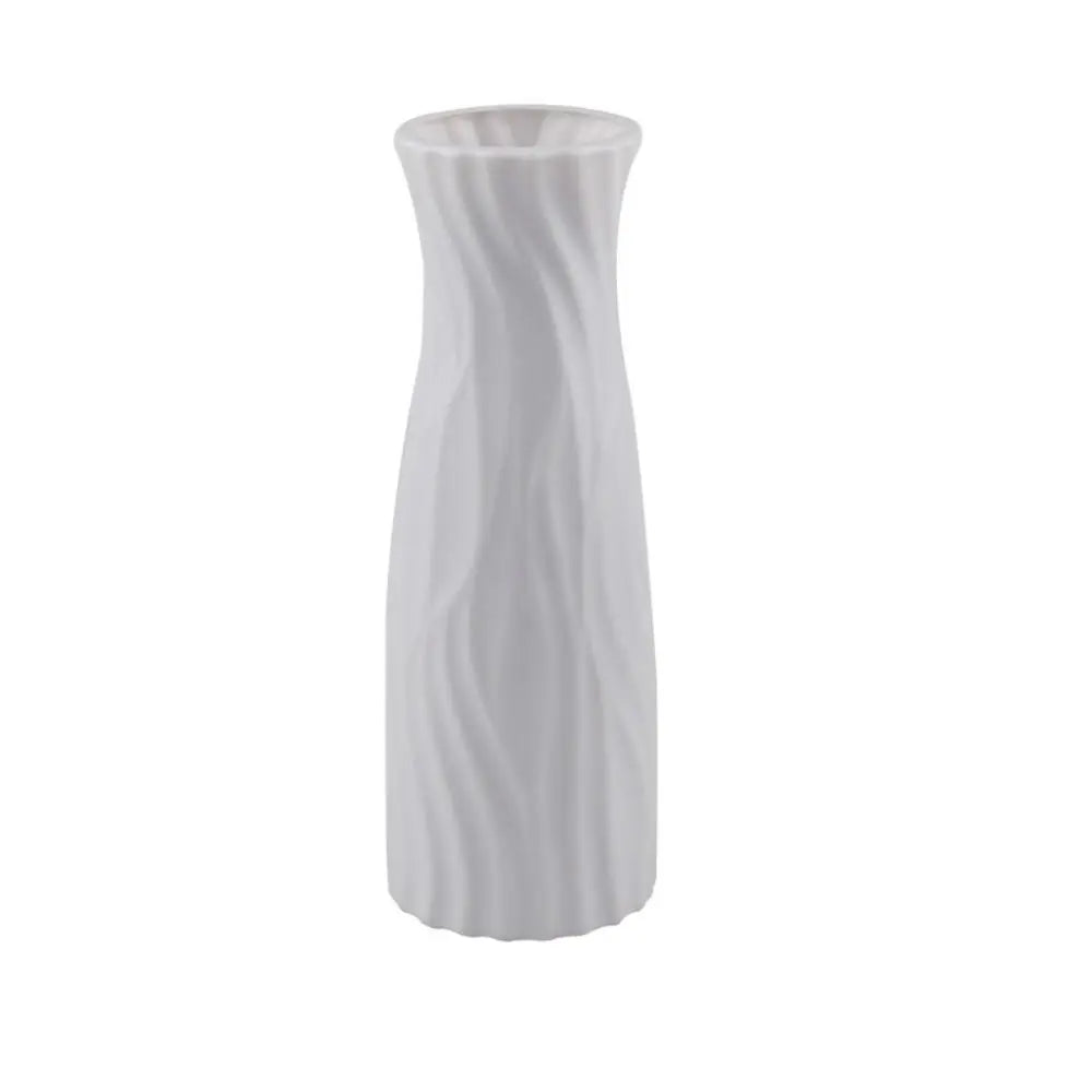 Minimalist Ceramic-Look Flower Vase | Home Decor