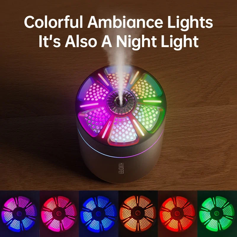 180ml Aromatherapy Diffuser – Essential Oil, Colorful LED, USB Powered