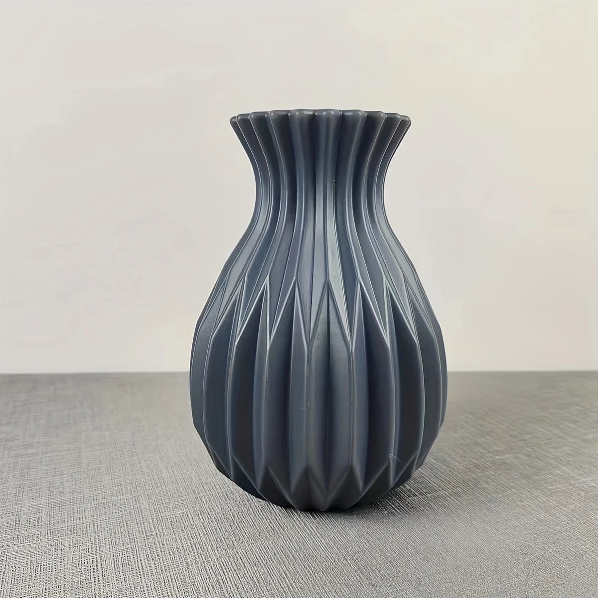 Minimalist Ceramic-Look Vase – Modern Home Decor for Living Room & Table