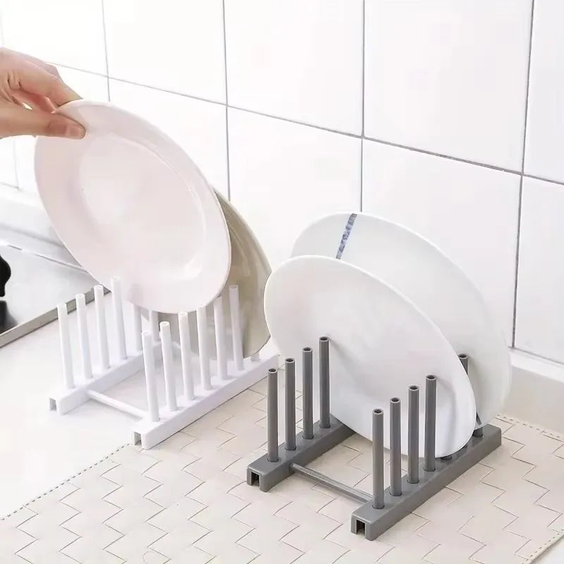 Kitchen Storage Rack – Pot Cover, Bowl & Dish Organizer | Space-Saving Kitchen Accessory