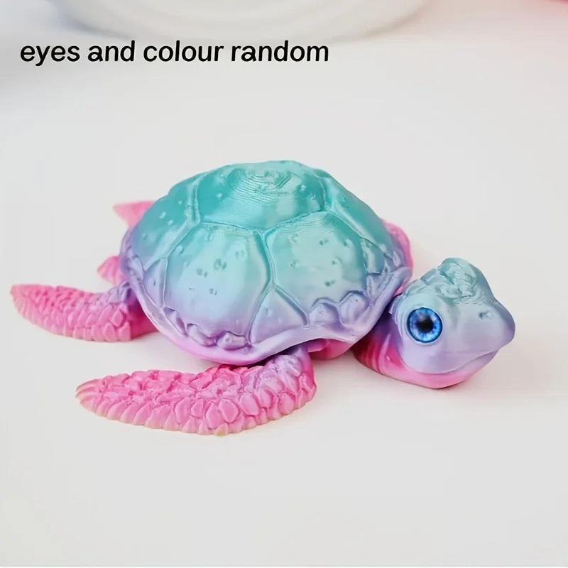 3D Printed Turtle Ornament – Decorative Home & Holiday Decor