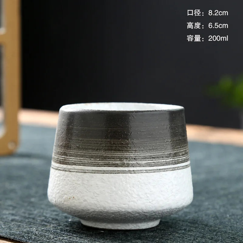 Handcrafted Ceramic Tea Cup – Vintage Stoneware Mug