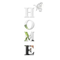 HOME Yazılı 3D Ayna Duvar Sticker – Giriş ve Ev Dekorasyonu