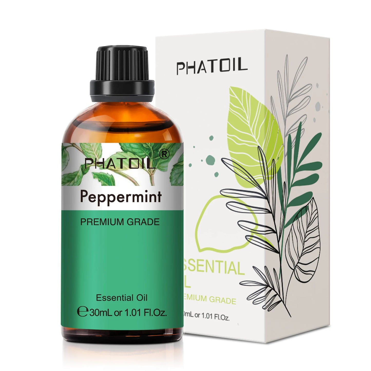 30ml Pure Essential Oil – 38 Fragrances, Aromatherapy & Diffuser (PHATOIL)