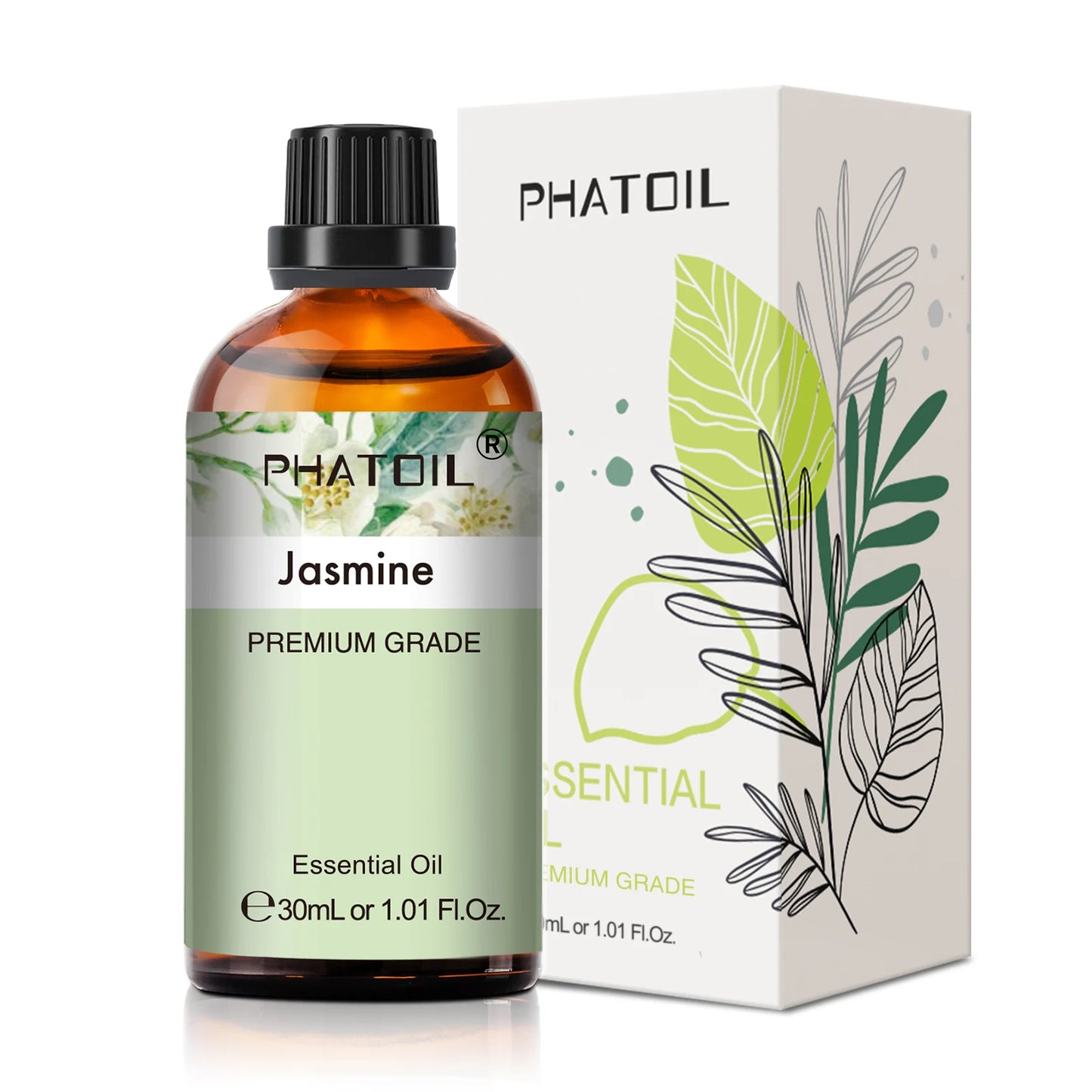 30ml Pure Essential Oil – 38 Fragrances, Aromatherapy & Diffuser (PHATOIL)