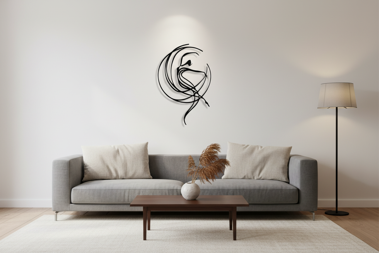Ballet Metal Wall Art - Modern Living Room